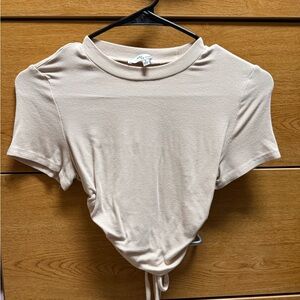 Cream Short Sleeve Tee